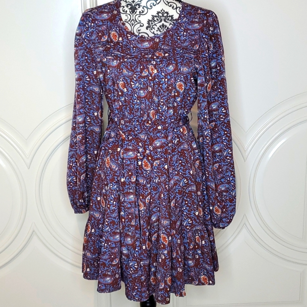 Entro Anthropologie Guest Brand Cottagecore boho Floral Dress